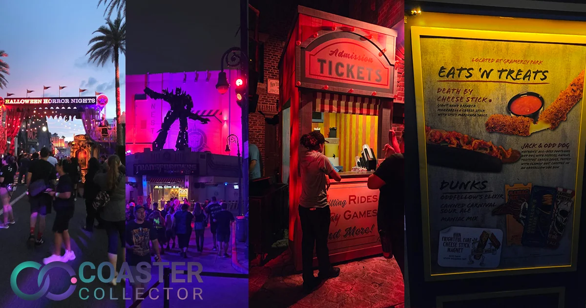 Several images of Halloween Horror Nights I took while on-site.