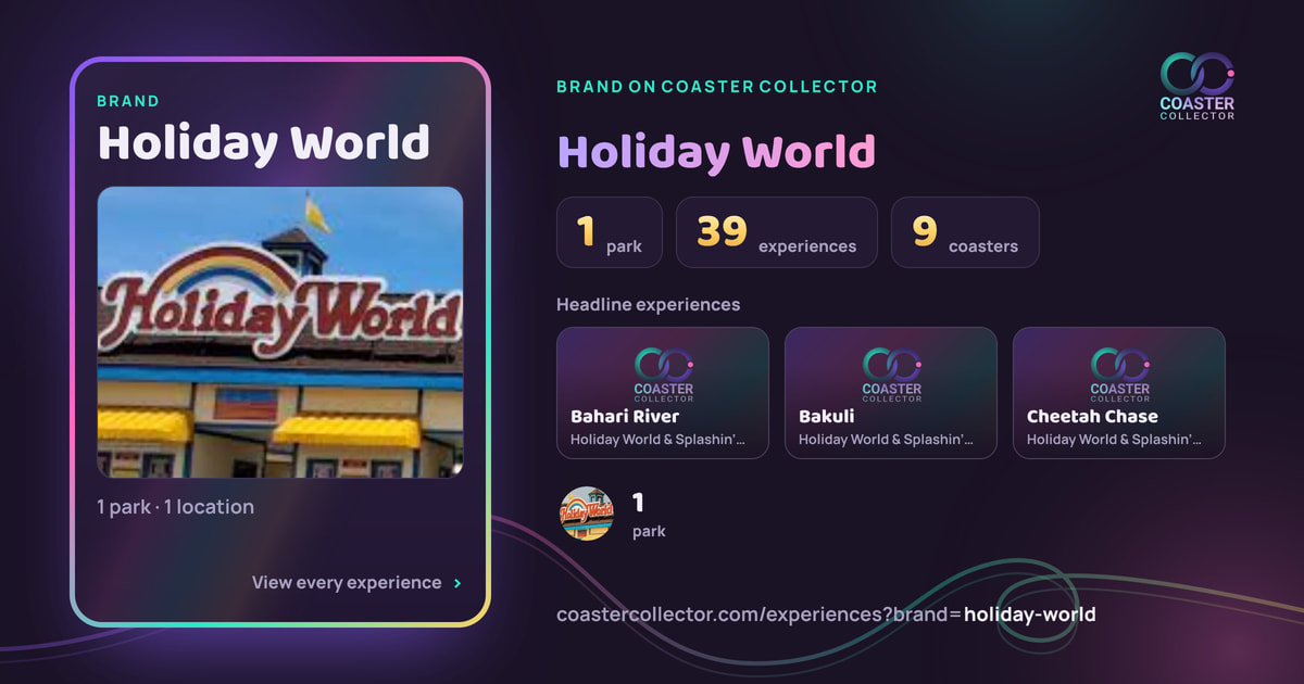 The card for Holiday World, as it appears where the link is posted