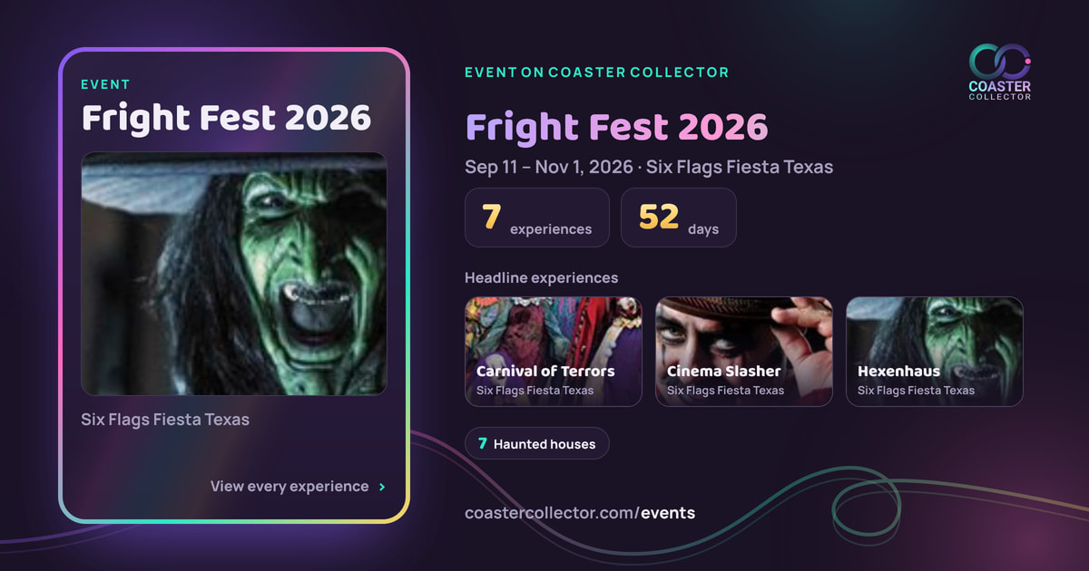 The card for Fright Fest 2026, as it appears where the link is posted