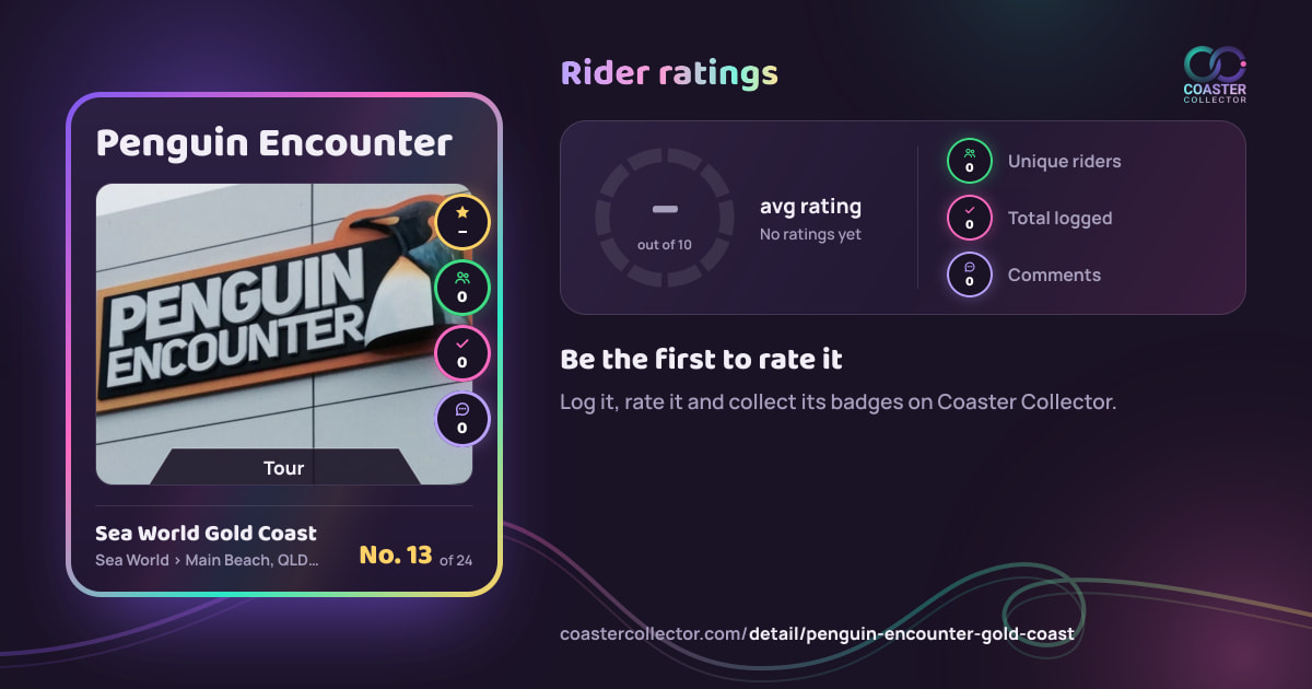 Penguin Encounter’s card and rider ratings, as they appear where the link is posted